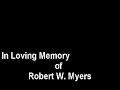 myers robert w. robert w. myers, 82, of east toledo, died september 12, 2006, at bay park community hospital in oregon, ohio. he was born on august 21, 1924, in toledo, ohio to cecil and felicita (marquies) myers. he married jessie g. mccabe on september 29, 1950, and would have celebrated 56 years of marriage later this month. friends may call from 1-9 p.m. thursday, september 14, 2006, at eggleston - meinert - pavley funeral home in oregon, oh, where services will be held friday, september 15 at 10 a.m. the rev. lawrence detruf of first church of god will officiate. bob served in the united states marine corps from february 1943 to january 1946 during wwii and again from august 1950 to june 1951 during the korean conflict. he participated in action against the enemy at saipan-tinian, marianas islands, in june 1944-august 1944; at okinawa, ryukyu islands, april 1945 and june 1945. among his many awards, he received the presidential unit citation with one star, asiatic-pacific with three stars, american defense and navy occupation. bob worked as a conductor on the new york central railroad at the stanley yard in walbridge, ohio for 39 years, retiring in 1985. he made many lifelong friends while working in the yard and loved to share stories of his time on the trains, especially the times he brought his grandchildren to work with him. bob lived his entire life in what he considered 