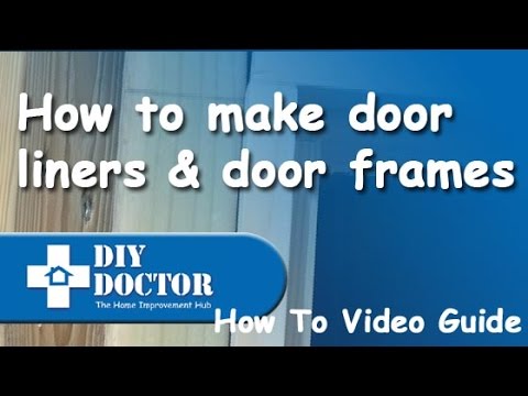 how to make a door frame