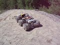 Marsokhod simple drive on sandy slope