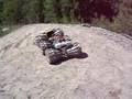 Marsokhod simple drive on sandy slope