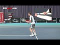 Tennis Backhand Volley Technique