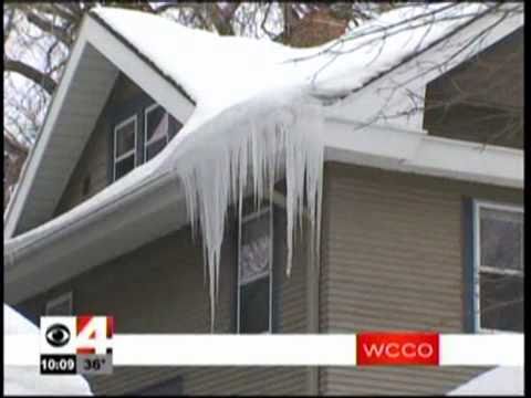 how to repair ice dam on roof