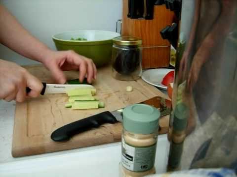 TANGY SALAD RECIPE ~ RAW VEGAN ~ Vid#53