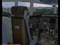 Landing Miami United Airlines B757 Cockpit Landing Miami United Airlines B757 Cockpit