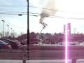 Cell Tower Burns to the Ground