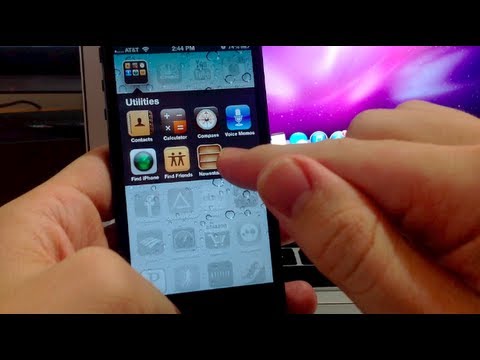 how to get rid of newsstand on iphone