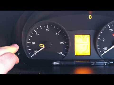 how to reset service mercedes vito