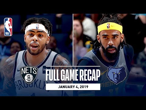 Video: Full Game Recap: Nets vs Grizzlies | Conley and Russell Battle in Memphis