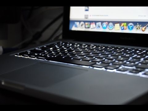 how to turn keyboard light on mac