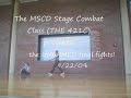Stage Combat Class Unarmed 2009