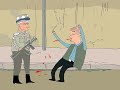 Episode 9 in a series of short animated political cartoons by award-winning syndicated cartoonist Ted Rall and David Essman opening credits music: Looking for a Kiss by the New York Dolls www.rall.com