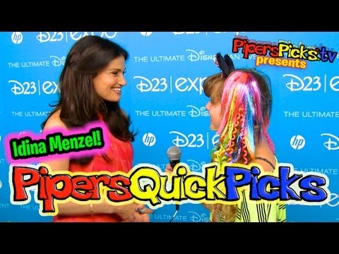 IDINA MENZEL Talks FROZEN + EXCLUSIVE duet with PIPER - FOR GOOD from WICKED!