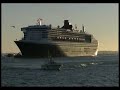 Queen Mary 2 - Cineflex Aerial Footage Helicam - Auckland NZ