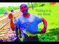 Family of Fishers fishing fish hunting outdoor sports
