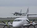 RNZAF Boeing 757 landing at Wellington