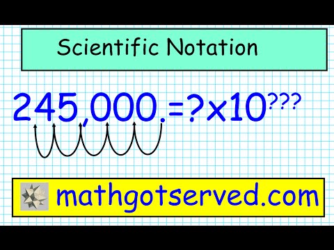 how to write in scientific notation