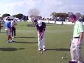 Pat O'Brien working with Vaughn Taylor before 2007 Players
