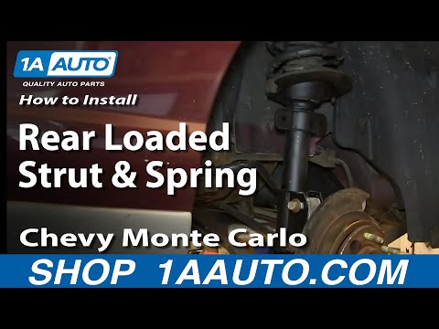 How To Install Replace Rear Loaded Strut and Spring 2000-07 Chevy Monte Carlo