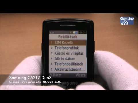 Samsung C5212 Dual Sim teszt vide�