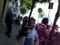 Manifestazione antifascista contro Casa Pound ... scontri con la polizia