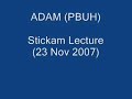 Adam (PBUH) - Stickam 23-Nov-2007 Adam (PBUH) - Stickam 23-Nov-2007