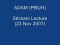 Adam (PBUH) - Stickam 23-Nov-2007