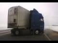 Video: Close Call With Jackknifed Truck Coming Head On