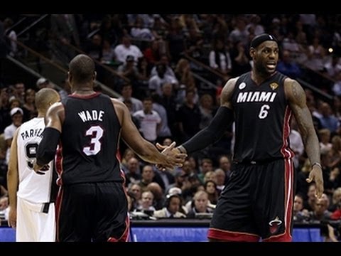 NBA - LeBron James, Dwyane Wade, and Chris Bosh combine to score 85 points to dominate the Spurs in Game 4. Visit nba.com/video for more highlights. About the NBA:...