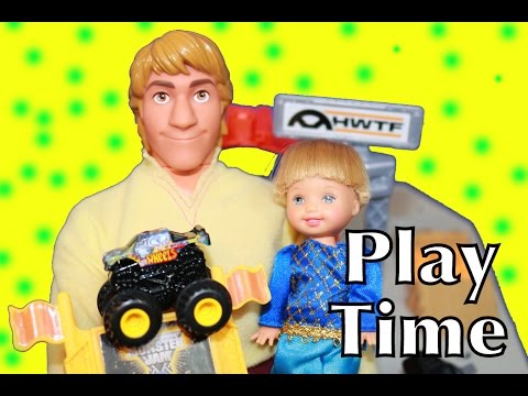 Frozen Kristoff Toby Competition Disney Barbie Parody Monster Truck Jam Hot Wheels AllToyCollector