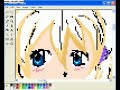 drawing anime on paint