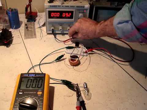 TROS - lasersaber's oscillator; base of transistor triggered from negative side of circuit; very good finding, laser, thank you for sharing...