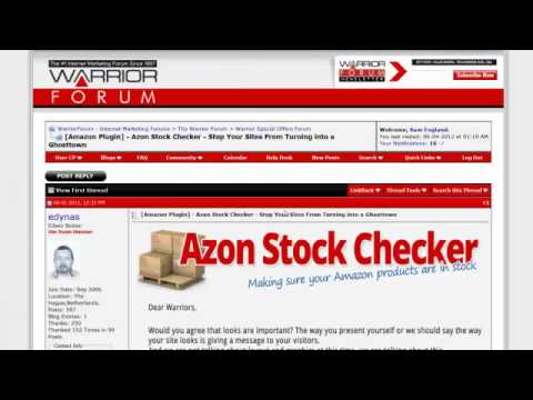 Amazon Stock Checker – WSO Review