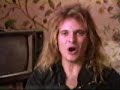 here's the one and only singer of van halen, diamond david lee roth in a 1984 interview.