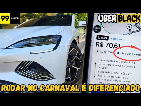 Fiz R$620,00 em 7 horas trabalhando no CARNAVAL do Rio de Janeiro. #motoristadeaplicativo