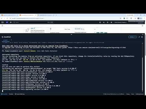 CLF-C02 - AWS Tools for Powershell Follow Along