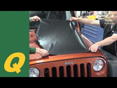 How to: Install Vinyl Hood Blackout for Jeep Wrangler JK