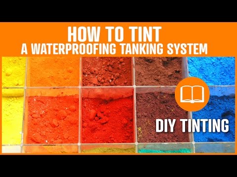 how to dye cement