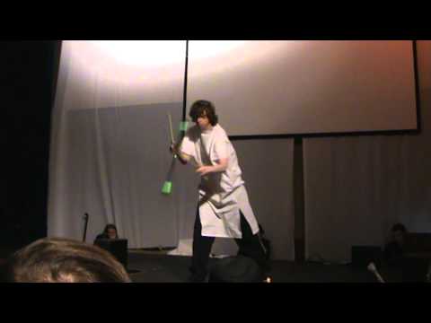 keithcopping - The Pope shows the NomCon audience how he kicks ass in the name of the lord.