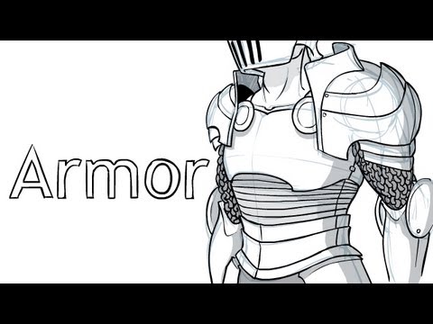 how to draw armor