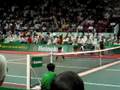 2008-10-19 | Jenny Santiago at Heineken Stars Tennis Tournament '08 (P.1) ~> This is me, performing at the 2008 Heineken Stars Tennis Tournament. Jo-Wilfried Tsongga, Nicolas Kiefer, Robin Soderling ...  ()