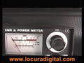 Medicion de estacionarias con una antena CB 27 mhz Midland ML 145 y una emisora Midland alan 100.http://www.locuradigital.com/