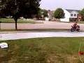 Pulled Down Slip and Slide by Motorcycle