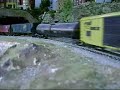 Two UP AC4400's pull a 41 car train Up-Grade at PMMRRC Manele-Gratis.net