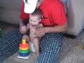 Zachary loves anything he can do on his own. He loves getting praise for doing actions as well. One of the recent activities he's learned is to take off toy rings from their stand and then re-stack them. It's difficult for him to do it - requiring a lot of concentration and energy, but we are so proud of him.This is a little video I put together of Zachary being the Lord of the Rings (cheesy, I know, but that's how I roll sometimes).