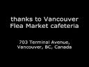 Vancouver Flea Market cafeteria