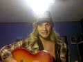 Hillybilly with a mullet playing guitar
