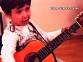 3yr old guitarist Frano Zivkovic plays Samba Pa Ti (Santana)