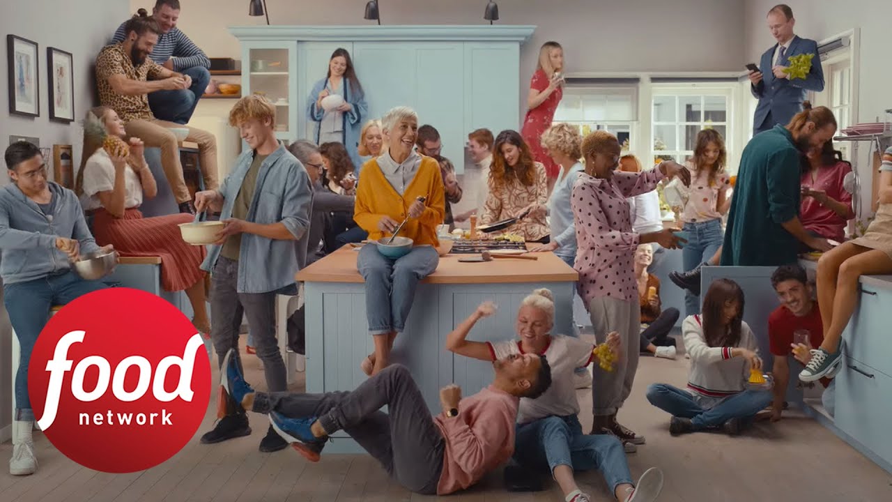 Actress Valerie shines in the TV commercial for The Food Network