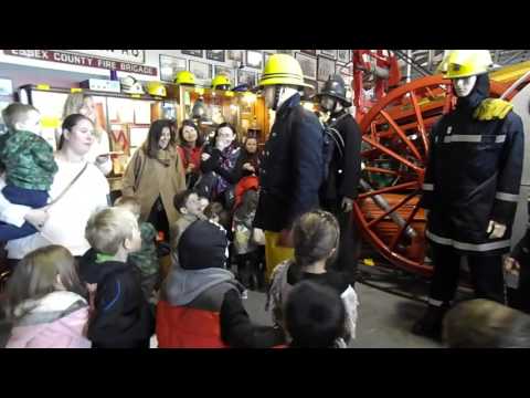 Essex Fire Museum Halloween Scary Mannequin Prank Dummy mannequin-man performming as a Museum Dummy: for Essex Fire Museum on 30/10/2015