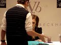Mike meeting Victoria Beckham at SAX in Chicago Mike meeting Victoria Beckham at SAX in Chicago
